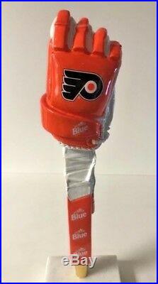 flyers labatt philadelphia orange glove hockey tap handle