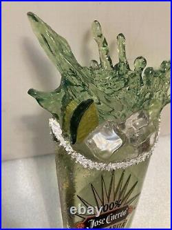 100% JOSE CUERVO TEQUILA MARGARITA Draft tap handle with stand. MEXICO