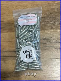 100 Zinc Plated Hanger Bolts For Beer Tap Handle Display, Mount 3/8-16 X 1.5