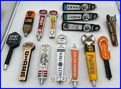 14 Beer Ale IPA Local San Diego Craft Hoppy Dank Coastal Salty Tap Handle Lot