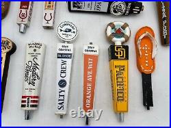 14 Beer Ale IPA Local San Diego Craft Hoppy Dank Coastal Salty Tap Handle Lot