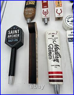 14 Beer Ale IPA Local San Diego Craft Hoppy Dank Coastal Salty Tap Handle Lot