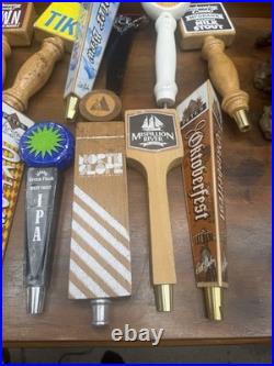 17 Craft Beer Tap Handles Allagash Pete's Tuborg Penn Pilsner Lot