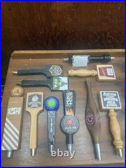 17 Craft Beer Tap Handles Allagash Pete's Tuborg Penn Pilsner Lot