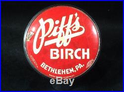 1930's Piff's Soda Fountain Ball Knob Tap Handle Bethlehem PA Antique Birch Beer