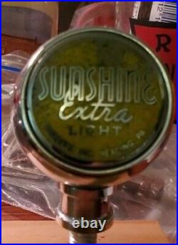 1940s Vintage Sunshine Beer Ball Knob/Tap Marker Handle Reading Pa