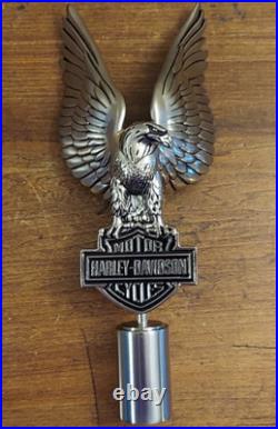 2002 Harley Davidson Eagle Shield Metal Beer Bar Tap Handle Limited #1788/2500