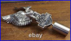 2002 Harley Davidson Eagle Shield Metal Beer Bar Tap Handle Limited #1788/2500