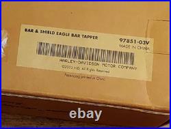 2002 Harley Davidson Eagle Shield Metal Beer Bar Tap Handle Limited #1788/2500
