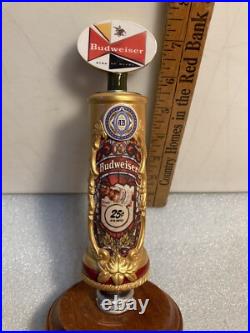 2018 BRADFORD EXCHANGE BUDWEISER 25¢ FOR 12OZ BOTTLE #2 Draft beer tap handle
