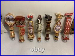 2018 BUDWEISER BRADFORD EXCHANGE CLYDESDALE SET draft beer tap handles 7-pc. Set