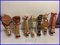 2018 BUDWEISER BRADFORD EXCHANGE CLYDESDALE SET draft beer tap handles 7-pc. Set