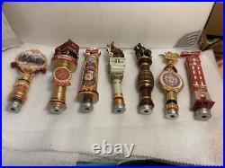 2018 BUDWEISER BRADFORD EXCHANGE CLYDESDALE SET draft beer tap handles 7-pc. Set