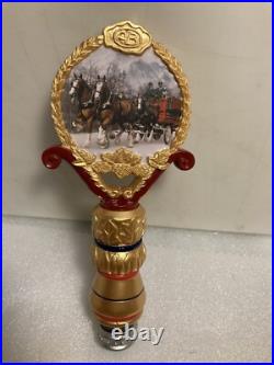2018 BUDWEISER BRADFORD EXCHANGE CLYDESDALE SET draft beer tap handles 7-pc. Set