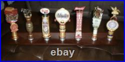 2018 BUDWEISER BRADFORD EXCHANGE CLYDESDALE SET draft beer tap handles 7-pc. Set
