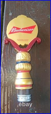 2018 Bradford Exchange Budweiser Beer Tap Handle Draft Pub Bar Ware Decor