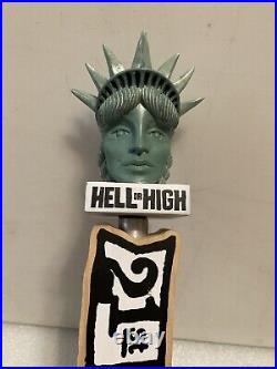 21ST AMENDMENT HELL OR HIGH WATERMELON STATUE OF LIBERTY beer tap handle. CALIF