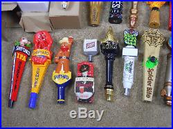 23 Very Nice Figural Collectable Beer Tap Handle Lot