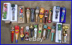 23 Very Nice Figural Collectable Beer Tap Handle Lot