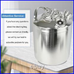 2.5 Gallon/10 L Cleaning Keg Beer Line Cleaning Kit with 2D Coupler Keg Line NEW