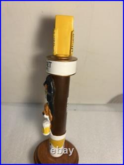 2 BASSET BREWING JURASSIC BARK AMBER LAGER draft beer tap handle. MONTANA