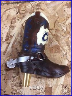 #34 Brand New Nos Coors Original Cowboy Boot Beer Tap Keg Handle Vintage Nos