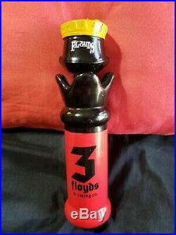 3 Floyds Beer Tap Handle. Zombie Dust. Great for Halloween