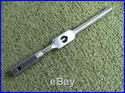 3 Piece Starrett Model No. 91-A B & C Machinist Tap Handle Wrench Set NICE