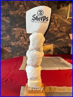 3 Sheeps Rcw- Ipa Beer Tap Handle! Rare! Must Have