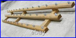 42 Long Solid Oak 36 Beer Tap Handle Display 3 Levels Of Display 42 Long Solid Oak 36 Beer Tap Handle Display 3 Levels Of Display