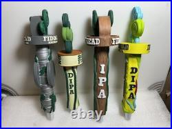 4 DIFFERENT FIDDLEHEAD BREWING FIDDLEHEAD draft beer tap handles. VERMONT