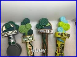 4 DIFFERENT FIDDLEHEAD BREWING FIDDLEHEAD draft beer tap handles. VERMONT