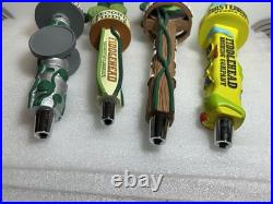 4 DIFFERENT FIDDLEHEAD BREWING FIDDLEHEAD draft beer tap handles. VERMONT