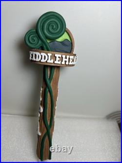 4 DIFFERENT FIDDLEHEAD BREWING FIDDLEHEAD draft beer tap handles. VERMONT