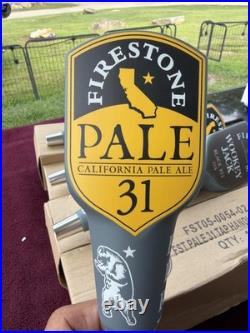 4-NEW In Boxes Firestone Brewing Beer Tap Handles Knobs Ale IPA Keg Man Cave