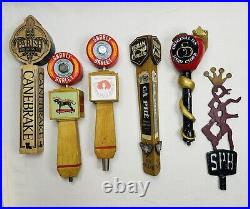 6 Beer Tap Handles PARISH BREWING URBAN SOUTH GNARLY BARLEY SOUTHERN PROHIBITION