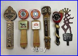 6 Beer Tap Handles PARISH BREWING URBAN SOUTH GNARLY BARLEY SOUTHERN PROHIBITION