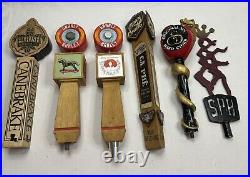 6 Beer Tap Handles PARISH BREWING URBAN SOUTH GNARLY BARLEY SOUTHERN PROHIBITION