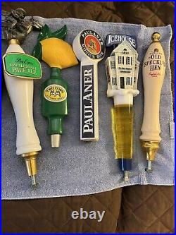 8 Vintage Beer Handle Taps