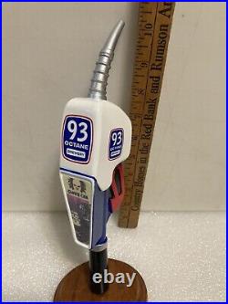 93 OCTANE BREWING CLOWN CAR CREAM ALE GAS PUMP HANDLE beer tap handle. ILLINOIS