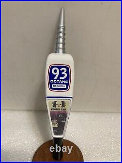 93 OCTANE BREWING CLOWN CAR CREAM ALE GAS PUMP HANDLE beer tap handle. ILLINOIS