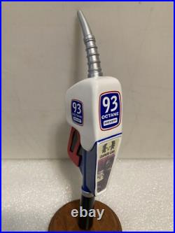 93 OCTANE BREWING CLOWN CAR CREAM ALE GAS PUMP HANDLE beer tap handle. ILLINOIS