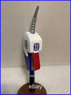 93 OCTANE BREWING CLOWN CAR CREAM ALE GAS PUMP HANDLE beer tap handle. ILLINOIS