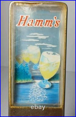 9 1/2 Rare Vintage Hamm's Beer Tap Handle Vintage Tap Knob Floating Beer Mugs