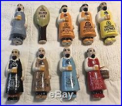 9 Mint NEW 2009ish VANCOUVER BC Shaftebury Brewing CERAMIC BEER TAP HANDLES