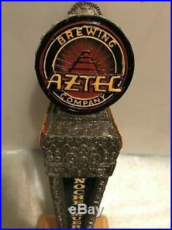 ABC AZTEC BREWING NOCHE DE LOS MUERTOS beer tap handle. Vista, California