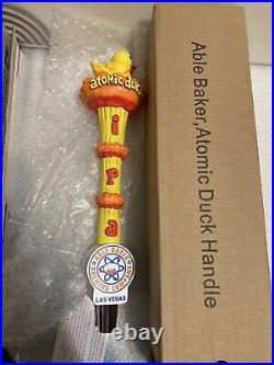 ABLE BAKER BREWIING ATOMIC DUCK beer tap handle. NEVADA