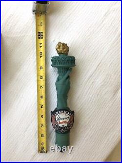 AMERICAN ICON BREWERY LIBERTY TORCH draft beer tap handle