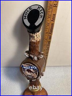 ANHEUSER BUSCH MULEKICK OATMEAL STOUT DONKEY FOOT draft beer tap handle. USA