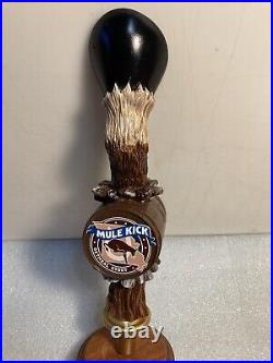 ANHEUSER BUSCH MULEKICK OATMEAL STOUT DONKEY FOOT draft beer tap handle. USA